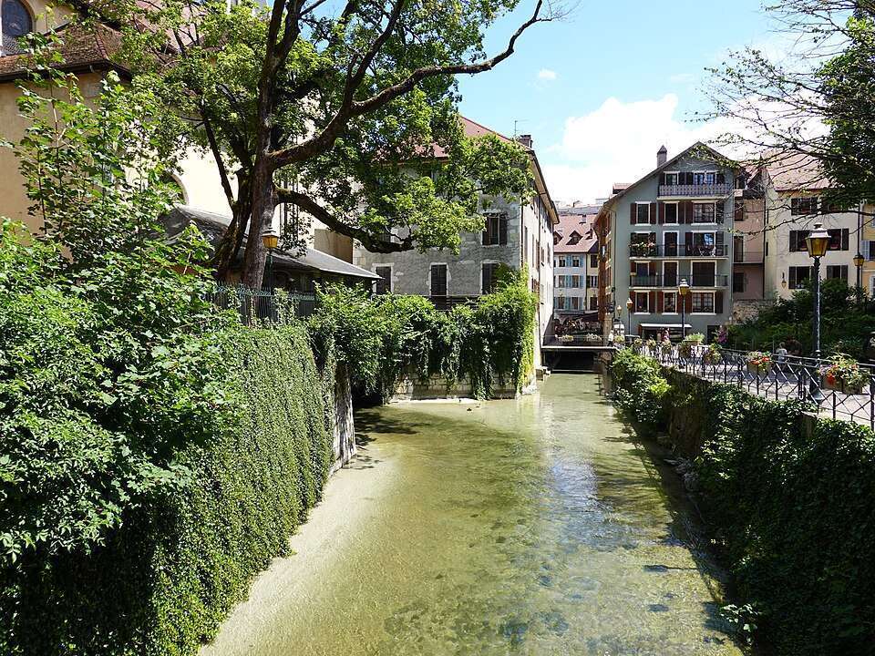 The Thiou canal in Annecy's old town